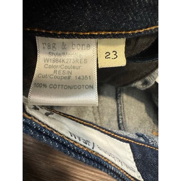 Rag & Bone HIgh RIse Lace up denim shorts sz 23 - Picture 4 of 9